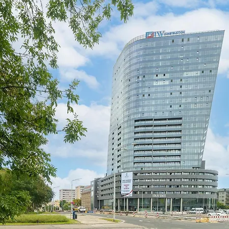 Hanza Tower Sky Lux 17th Floor Appartamento Stettino