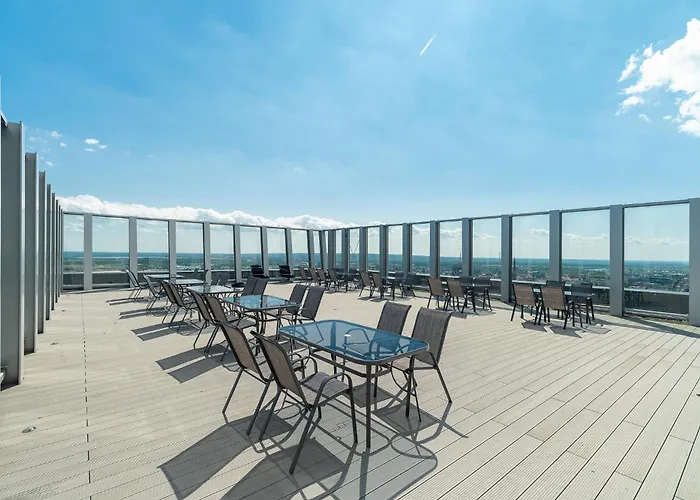 아파트 Hanza Tower Sky Lux 17th Floor