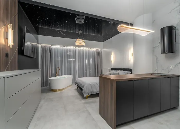 Hanza Tower Sky Lux 17th Floor Apartamento