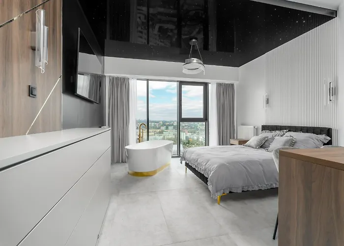 Hanza Tower Sky Lux 17th Floor Apartamento *